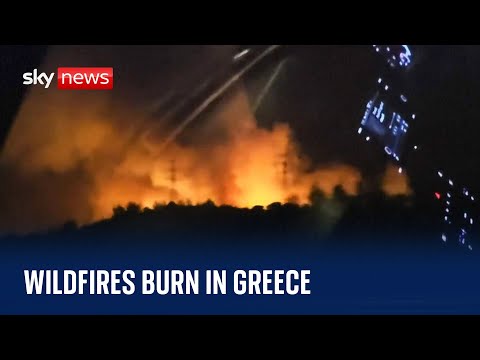 Europe heatwave: Wildfires in Greece reduce over 7,000 acres to ashes