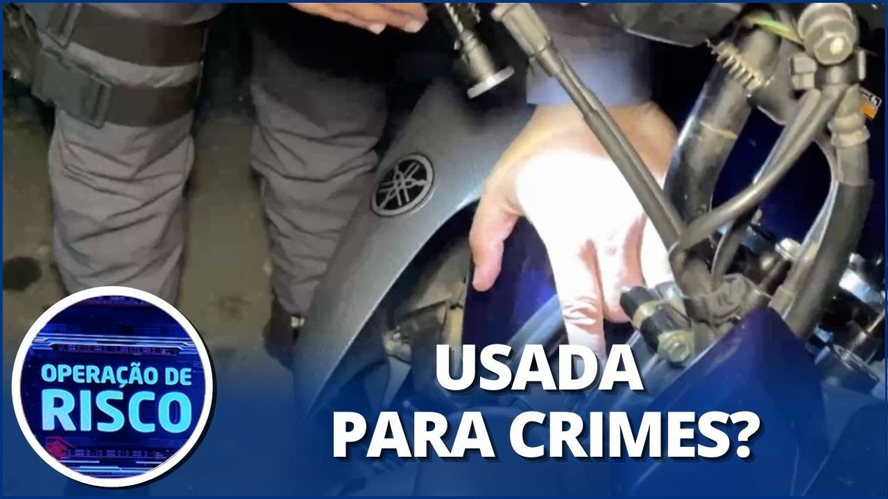 Moto adulterada Malandro não explica chassi raspado e polícia não dá mole