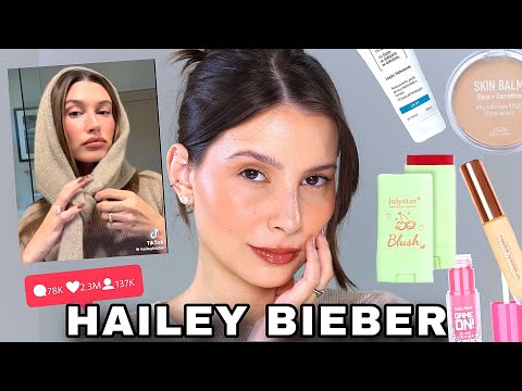 MAQUIAGEM NATURAL PARA O DIA A DIA  INSPIRADA NA HAILEY BIEBER 🤎