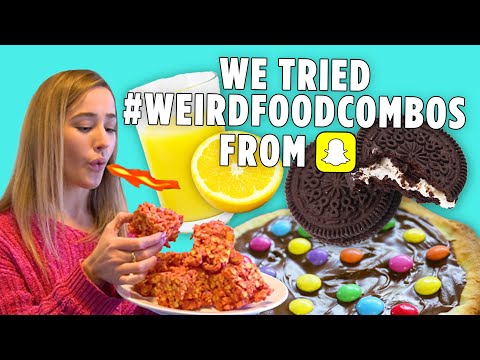 We Tried 10 of the Craziest #WeirdFoodCombos | We Tried It | Allrecipes.com