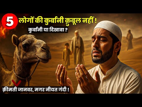 वो 5 लोग जिनकी कुर्बानी हरगिज़ कबूल नहीं होती 😭 | हकीकत जान लो! Kurbani Jo Allah Qubool Nahi Karta !