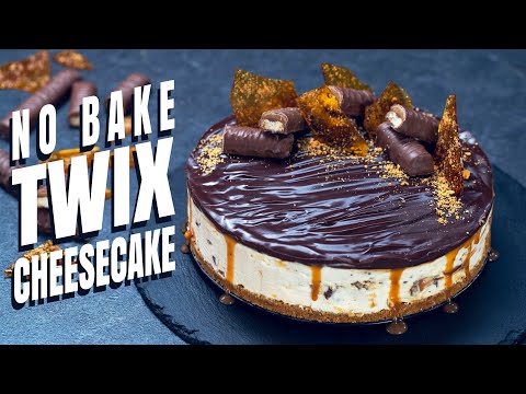 No-Bake Twix Cheesecake