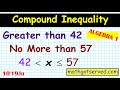 Inequalities and Graphing Concepts