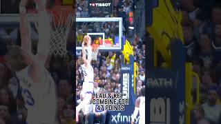 key and lau combined for 47 in the mile high city 🤝 #NBA #UtahJazz #LauriMarkkanen #KeyonteGeorge