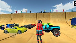 Superhero car students game | car racing | pulis station | hard wark