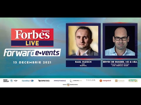 Forbes Romania ft. Raul Olesch, CEO of Olstral and Medical Device Director, Erwin de Buijzer.