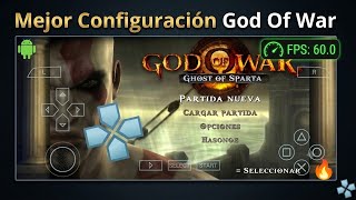 God of War  Ghost Of Sparta PPSSPP  La MEJOR CONFIGURACIÓN para Jugar a 60 FPS y SIN LAG
