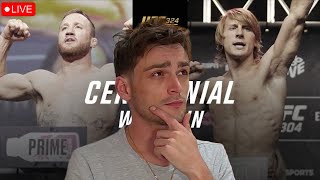 UFC 324 Ceremonials Weigh-ins/Face-offs Live Reaction & Discussion