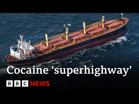 YouTube video thumbnail: Huge Drugs Bust Reveals Battles on Cocaine 'Superhighway'