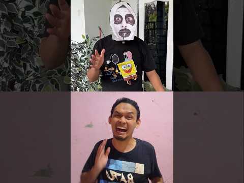 adik jadi pocong dan setan merah ‼️