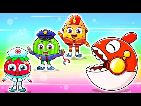 Learn Colors with Occupations | FireGirl, DoctorGirl | Jobs Pretend Play| Yum Yum Kids Songs
