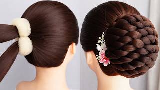 Perfect Hairstyle✨Absolutely Stunning Bridal Hairstyle For Perfect Wedding Look | Messy Bun