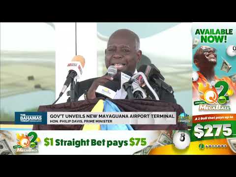 YouTube video thumbnail: Government Unveils New Mayaguana Airport Terminal