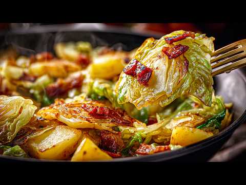 I cook cabbage with potatoes like this every weekend ❗Simple, very tasty and Quick One-Pan Dinner ❗