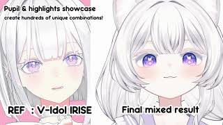 This VTuber Model Has 20+ Pupil Styles?! 👀💫 The Ultimate Eye Customiza