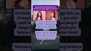 Amanda manopo meledak saat live