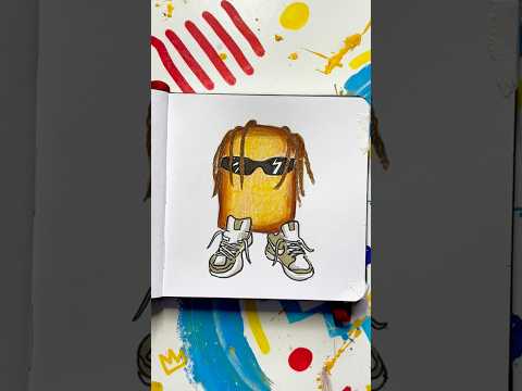 C’est la seule manière de le manger je pense 🍞 #dessin #shortsart #travisscott