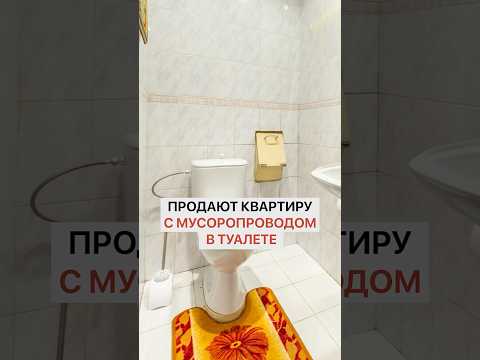Продают квартиру с мусоропроводом в туалете