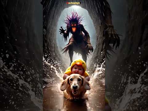 The Witch Didn’t Expect the Puppy - #Heroic #baby #rescue #AI #story
