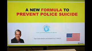 A New Formula To Prevent Police Suicide