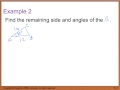Law of Cosines and Triangle Properties