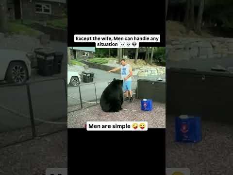 Why Men Don’t Live Long 😂☠️ #trending #bear