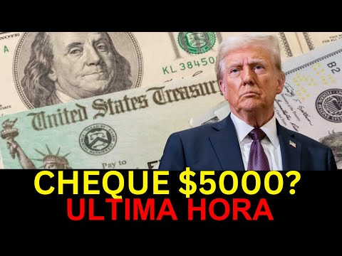 Trump Cheque de Estimulo $5000 en camino? Reembolso