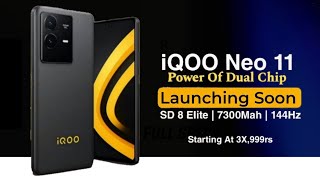 iQOO Neo 11 Full Specs & India Launch Date | iQOO Neo 11 Price In India