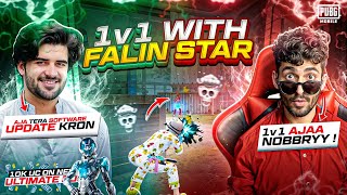 Omg 1v1 with @FalinStarGaming 😱 world no1 sniper vs Arabic lobby king | new ultimate suit | rock Op