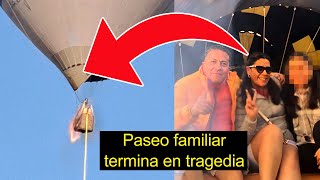 Terror en el cielo: globo se incendia en pleno vuelo