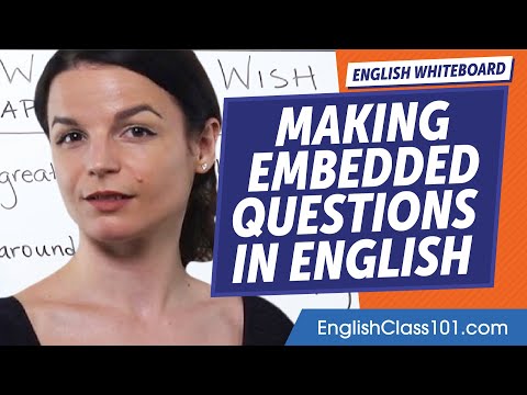 How to  Embedded Questions | Learn English Grammar for Beginners