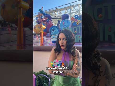 When disgust visits Pixar Fest Part 2 #pixar #insideout  #insideout2 #disney