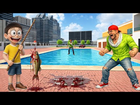 🥺 Nobita ne maar diya Machhali ko 🤯 INDIAN THEFT AUTO SIMULATOR@jzgamingstudio