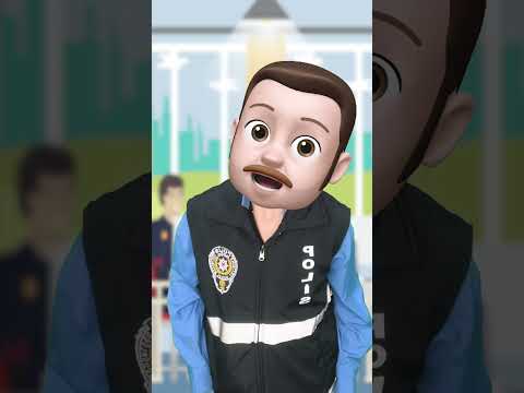 Bu Geçen Polis Amca #shorts #kidsvideo #meslekler