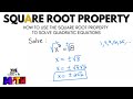 Solving Quadratic Equations Concepts