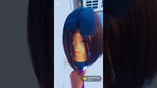 Lekan is proving talent has no gender. Wig making skills on full display at #WELACollege