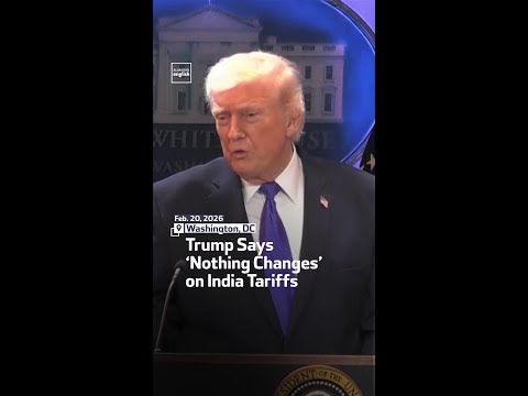 Trump Says ‘Nothing Changes’ On India Tariffs