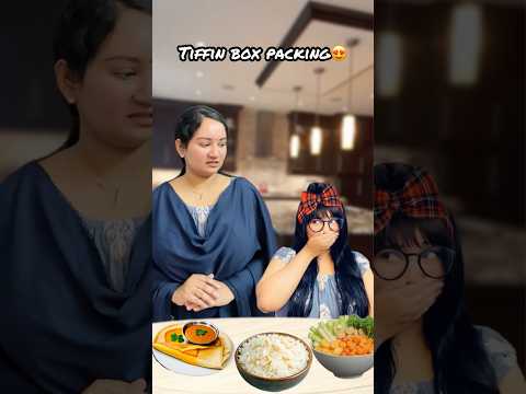 Minnumol‘s healthy tiffin box packing😁#comedy #shorts #manjima