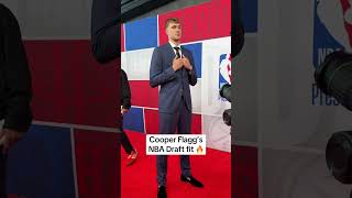 Cooper Flagg’s Clean NBA Draft Fit 🔥 | Future Star Drippin' on Draft Night #NBADraft2025