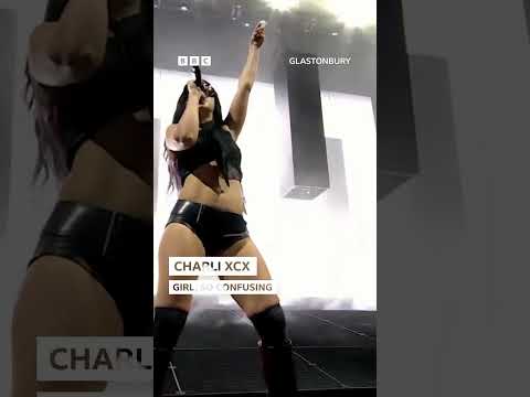 Girl we LOVED this 🫶 Charli xcx at Glastonbury