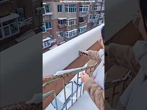 You shouldn't play with snow like this!๐ฅ๐ค#shorts #mayajaal #facts #amazingfacts