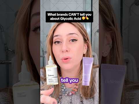 Glycolic Acid “Drug Claim Secret” Straight from a Dermatologist