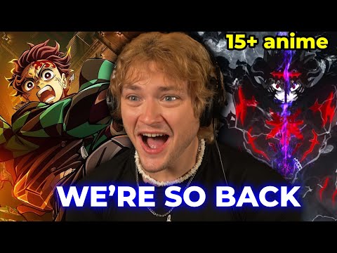 THE MOST STACKED ANIME SEASON EVER | Anime Trailer Reactions