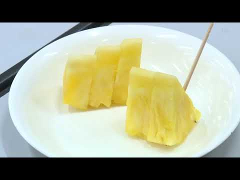 芯まで食べられる台湾産パイナップル　児童養護施設に寄贈　山口