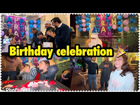 Birthday celebration 🎉  | kon kon aya birthday pr .. Babar Akbar vlog