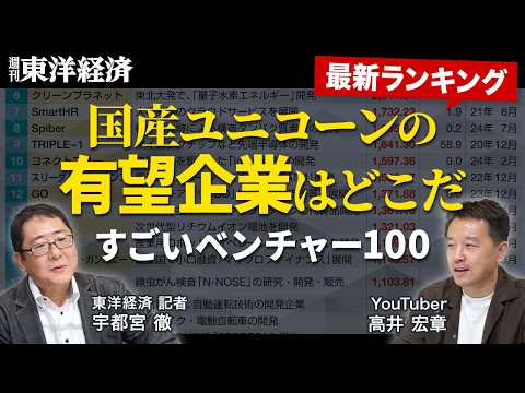 【すごいベンチャー100】調達難でも大学発企業は躍進／国産ユニコーン100社創出の茨道／キャリアパスの選択肢として存在感が拡大【「週刊東洋経済」ピンポイント解説】