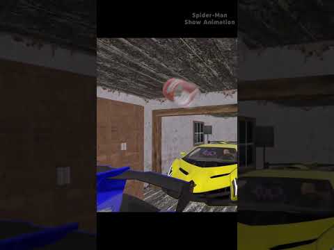 Playing as Spider-Man vs Granny vs 2 Lamborghini in Room !! Gameplay  #granny #shorts #animation