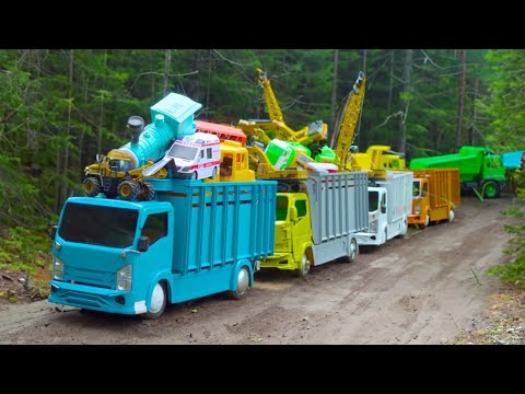 EXCAVATOR LESU ET30H, MEGA RC TRUCKS, RC TRACTORS, RC MACHINES COLLECTION!! KABOLITE K350-200 DIGGER