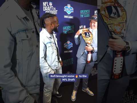 Kofi Kingston came through with a Patriots WWE x NFL Title B...