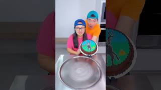 The deer in 99 nights in the forest cake ice cream challenge!🍨 #littledebbie by Ethan Funny Family